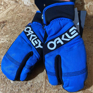 OAKLEY FACTORY WINTER MITT XS Electric Blue オークリー ファクトリー レザー グローブ 手袋 やぎ革 3M Thinsulate スノボ スキー バイク