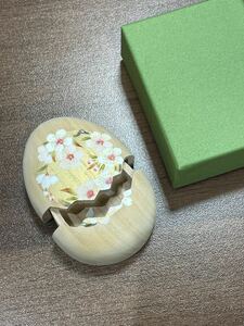 たまご箱　小物入れ　桐箱