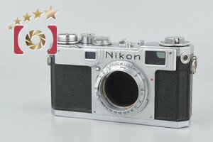 【中古】Nikon ニコン S2 前期 レンジファインダーフィルムカメラ