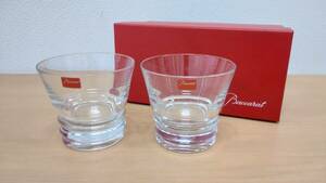 #13552 未使用保管品 Baccarat バカラ ペア タンブラー ロックグラス ベガ クリスタルガラス 箱付き