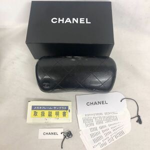 CHANEL シャネル 眼鏡ケース メガネケース サングラスケース 空箱 ケース ブラック 黒 サングラス用