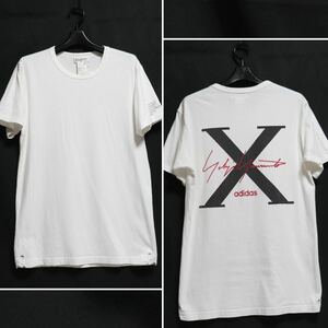 限定【Yohji Yamamto adidas Y-3】10th anniversary / X ロゴ 半袖 カットソー Tシャツ/ヨウジヤマモト アディダス/シャツ/pour homme