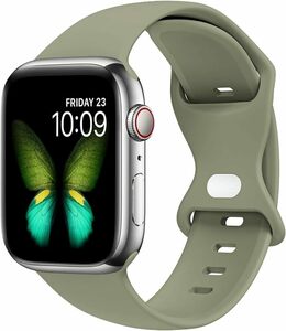 コンパチブル Apple Watch バンド アップルウォッチ バンド 38mm 40mm 41mm for iWatch Ultra 男性 女性 (カーキ, 38/40/41mm S/M)