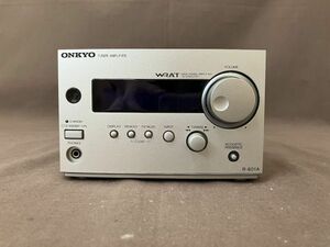 ONKYO INTEC155 FM/AMチューナーアンプ 24W+24W R-801A(S) /シルバー