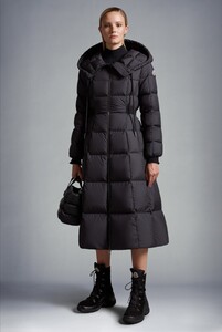 新品モンクレール MONCLER 超ロング ダウンコート ファウゴン FAUCON 黒