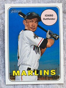 18ToppsHeritage#300 Ichiro（イチロー)