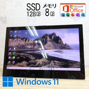 ★美品 SSD128GB メモリ8GB★VJPA11C11N Webカメラ Core m3 8100Y Win11 Microsoft Office 2019 Home&Business 中古品 ノートPC★P78694