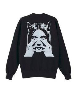 ヒステリックグラマー　 HYSTERIC GLAMOUR 　名作　SEE NO EVIL スウェット　トレーナー　黒　XL