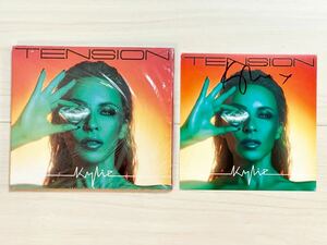 直筆サイン入り カイリーミノーグ「テンション」 CDアルバム 輸入盤 Tension Kylie Minogue Padam アートカード 色紙