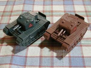 ■『コンバットチョロQ／チャーチル戦車(ダークグリーン＆ブラウン)』Mk.IV Churchill Infantry tank