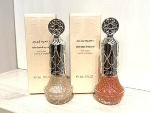 未使用 JILL STUART ジルスチュアート カラー ベース＆トップコートセット 114 opalmilkyway 115 scorpiorubellite 限定 外箱一部剥離あり