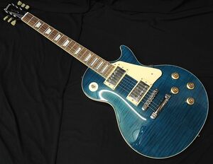 Burny LSD-80N STB See-through Blue 薄ボディ バーニー フェルナンデス エレキギター レスポール シースルー ブルー Fernandes