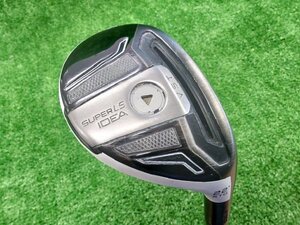 4卍1382 ユーティリティ【 ADAMS GOLF/アダムスゴルフ】SUPER LS XTD IDEA 　4UT/22°　フレックス：S〈札幌/美しが丘店〉