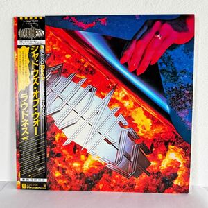 見本盤　美品【LOUDNESS】シャドウズ・オブ・ウォー◆12in LP レコード　ラウドネス 帯付