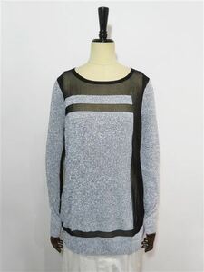 62440 HELMUT LANG ／ ヘルムート ラング シースルーパネル カットソー