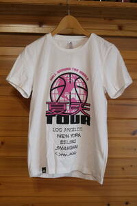 USED品 adidas アディダス 夏天TOUR BALL AROUND THE WORLD Tシャツ サイズ『S』②