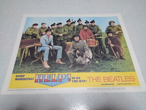 ●　ビートルズ　 【　 HELP! ピンナップ ♪美品　大きさ約36×28cm　】　The Beatles　※No.4