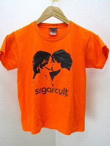 ■SUGAR CULT/シュガーカルト★オレンジTシャツレディースS■#M