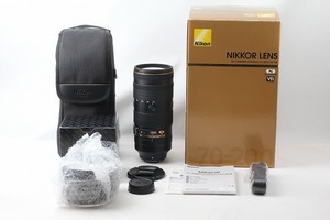 ◆新品同様◆ニコン Nikon AF-S NIKKOR 70-200mm F2.8E FL ED VR 新品フード 付属品完備 元箱◇ME46237