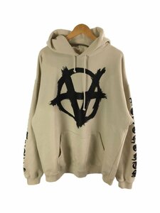 VETEMENTS ヴェトモン DOUBLE ANARCHY LOGO HOODIE 袖ロゴ オーバーサイズ 人気 中古 Mサイズ