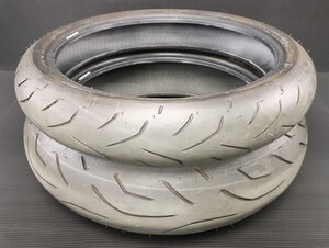 極上！ブリジストン製TS100H 110/70R17 150/60R17！NSR250TZR250RSPRGV250ΓDUKE125DUKE200バンディット250VLTDバンディット400VLTD