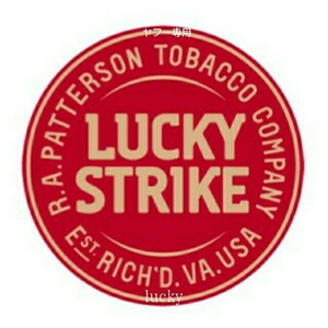 ヴィンテージ レトロ 転写 ステッカー 車 カッティングステッカー シール シート デカール LUCKY STRIKE 煙草 タバコ バイク 装飾 luk239