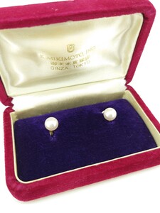 MIKIMOTO　k14 パール　イヤリング