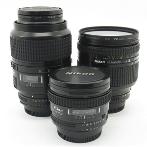 1円〜 Nikon レンズ 3点 AF NIKKOR 20mm F2.8D/24-120mm 3.5-5.6D/AF MICRO NIKKOR 105mm F2.8 ※動作未確認 現状品 37-3133921【O商品】