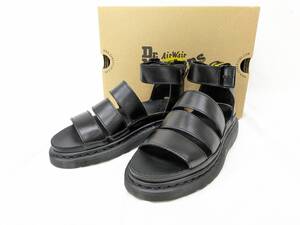 O020) 新品同様 Dr.Martens CLARISSA II/サンダル/UK5/BLK/レザー 24-24.5cm ドクターマーチン