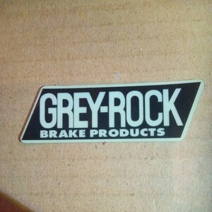 即決 ＧＲＥＹ−ＲＯＣＫ ＢＲＡＫＥ ＰＲＯＤＵＣＴＳ ステッカーシールデカールガレージアメリカン雑貨ヘルメットドアガラスバック