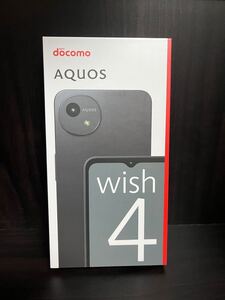 ガラスコーティング済み　新品未使用 AQUOS SHARP wish4 ドコモ SH-52E SIMフリー シャープ ブラック　③