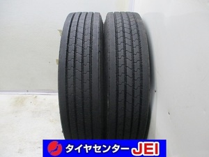 225‐80R17.5 123/122L 12-11ｍｍ ヨコハマRY237 2022年製 中古タイヤ【2本】送料無料(M17-5956）