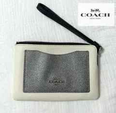 COACHホースロゴミニポーチ小銭入れ