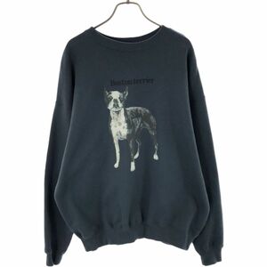 ビューティーアンドユース 犬 長袖 トレーナー S ネイビー系 BEAUTY＆YOUTH UNITED ARROWS スウェット 裏起毛 メンズ