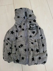 【新品タグ付き】子供服 サイズ90 冬用 ベスト もこもこ アウター