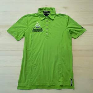 LECOQ GOLF ルコックゴルフウェア 半袖ポロシャツ グリーン系　Lサイズ　メンズ