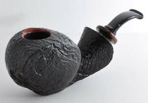 Peder Jeppesen Ida Reverse Plateau Sandblast Blowfish ペダー ジェプセン ブロウフィッシュ デンマーク 喫煙具 パイプ 未使用