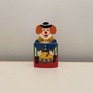 ヴィンテージ ピエロ 貯金箱 circus レトロ vintage アンティーク antiquse クラウン clown サーカス bank 雑貨 蚤の市 ハンドメイド