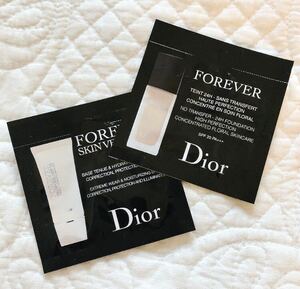 新品未使用　 DIOR スキン フォーエヴァー フルイド マット1N ニュートラル リキッドファンデーション ＆　スキンヴェール 001 サンプル