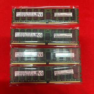 【4枚/計64GB】Skhynix 16GB 2R×4 PC4-2133P-RA0-11 ECC Registered RDIMM サーバーパソコン用 個包装済み DDR4