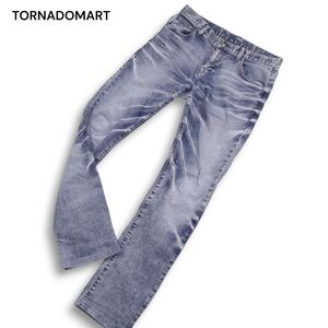 TORNADOMART トルネードマート 通年 ネオシェービング★ パラレル シューカット デニム パンツ ジーンズ Sz.M メンズ 日本製　I5B00083_1#R