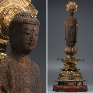【五】仏教美術 木造如来立像 平安後期-鎌倉前期