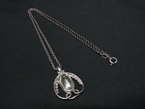 1円 GEORG JENSEN ジョージ ジェンセン SV925 イヤーペンダント ネックレス アクセサリー メンズ レディース シルバー系 FC7444