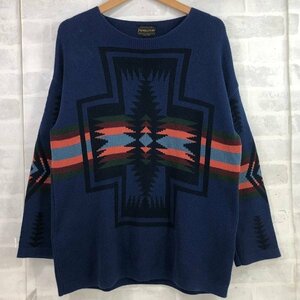 BAYFLOW 別注 PENDLETON ベイフロー ペンドルトン ネイティブ柄 コットンニット SIZE: 3 ネイビー MH632022121904