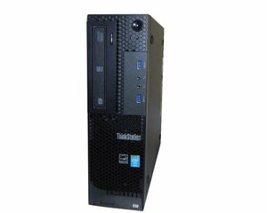 Windows10 Pro 64bit Lenovo ThinkStation E32 SFF 30A2-003NJP Xeon E3-1270 V3 3.5GHz 8GB SSD 256GB + 2TB (SATA) Quadro K600