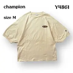 【即購入OK】champion 半袖Tシャツ　サイズM ベージュ