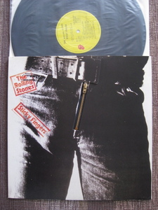 ★☆★ROLLING STONES♪STICKY FINGERS★Rolling Stones CBS 450195 1A1/1B1★Holland orig盤LP★☆★