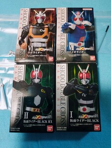 【即決 未開封 定形外】 掌動-XX 仮面ライダー 　SHODO 　ロボライダー バイオライダー BLACK BLACKRX 拡張パーツ付き