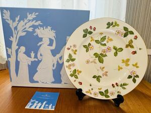 WEDGWOOD ウェッジウッド WILD STRAWBERRY ワイルドストロベリー プレート 大皿 約27cm 1枚