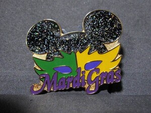 【3点以上落札送料無料】ディズニー Disney 限定 ピンバッジ マルディグラ ミッキー MARDI GRAS 希少 激レア 同梱歓迎 まとめて送料お得に